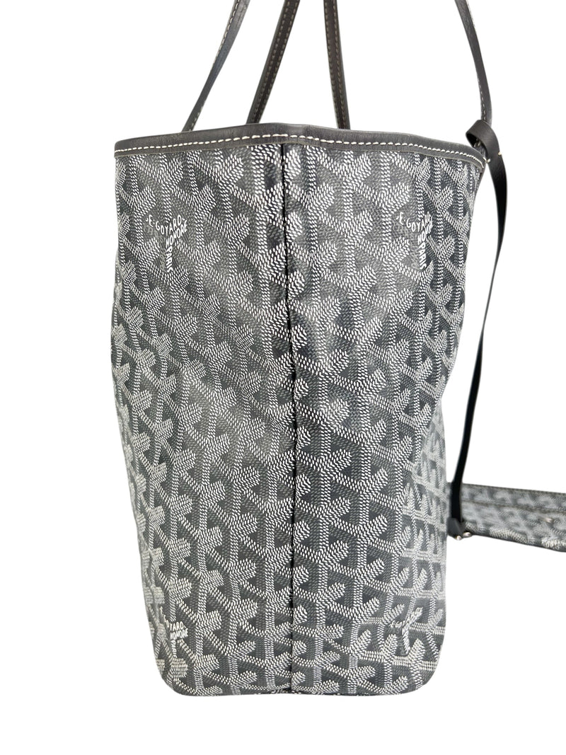 Goyard Grey St. Louis Tote PM w/ Pouch