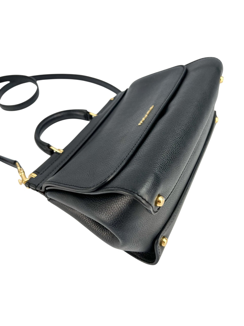 Dolce & Gabbana Black Leather Sicily bag