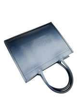 Dior Navy Medium Ombré Leather Book Tote