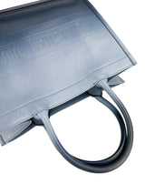 Dior Navy Medium Ombré Leather Book Tote