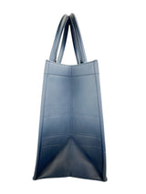 Dior Navy Medium Ombré Leather Book Tote