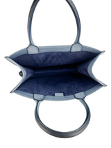 Dior Navy Medium Ombré Leather Book Tote