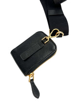 Prada Re-Edition Saffiano Black Leather Pouch & Strap