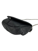 Chanel Black Caviar Half Moon WOC