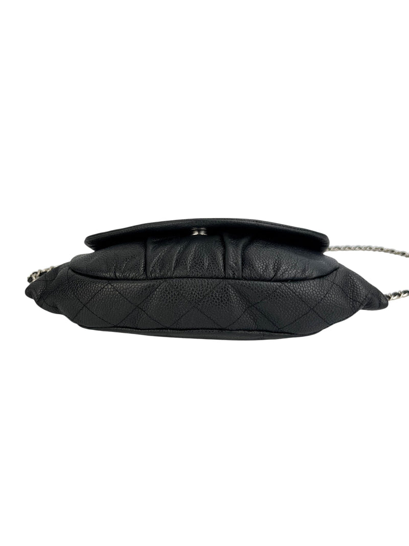 Chanel Black Caviar Half Moon WOC