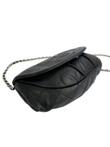 Chanel Black Caviar Half Moon WOC