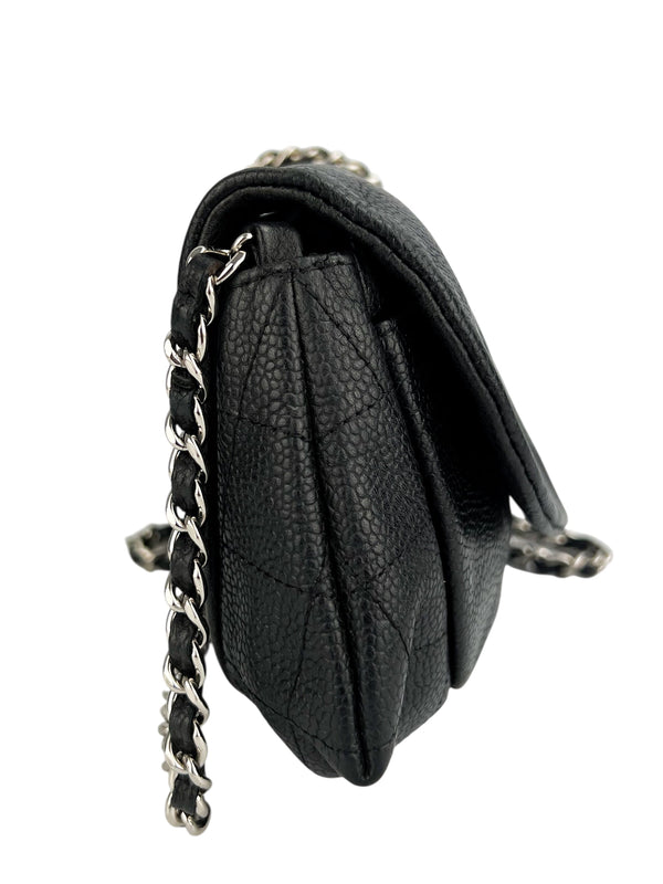 Chanel Black Caviar Half Moon WOC