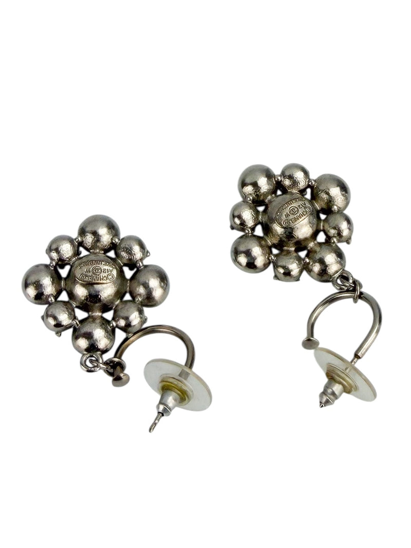 Chanel CC Crystal Earrings