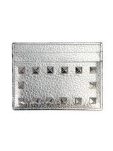 Valentino Silver Rockstud Card Holder (FULL SET)