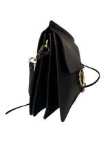 Chloe Black Leather Faye Crossbody Medium