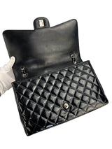 Chanel Black Patent Maxi Single Flap