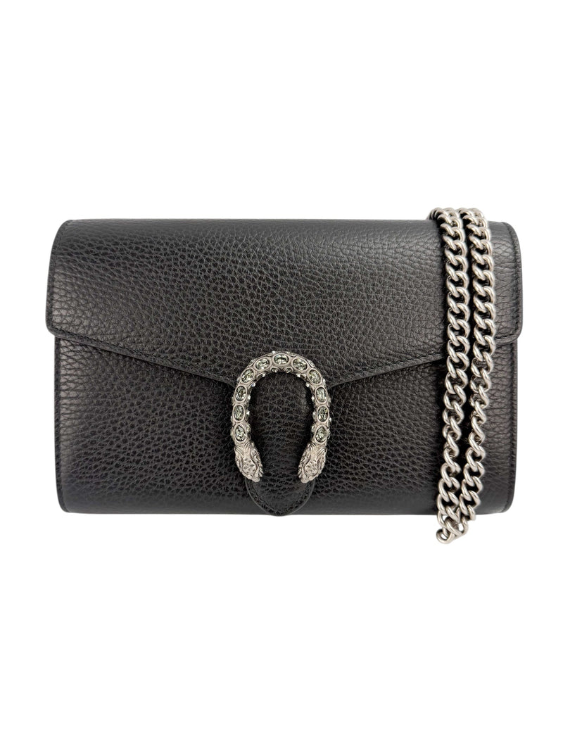 Gucci Black Dionysus Wallet on Chain