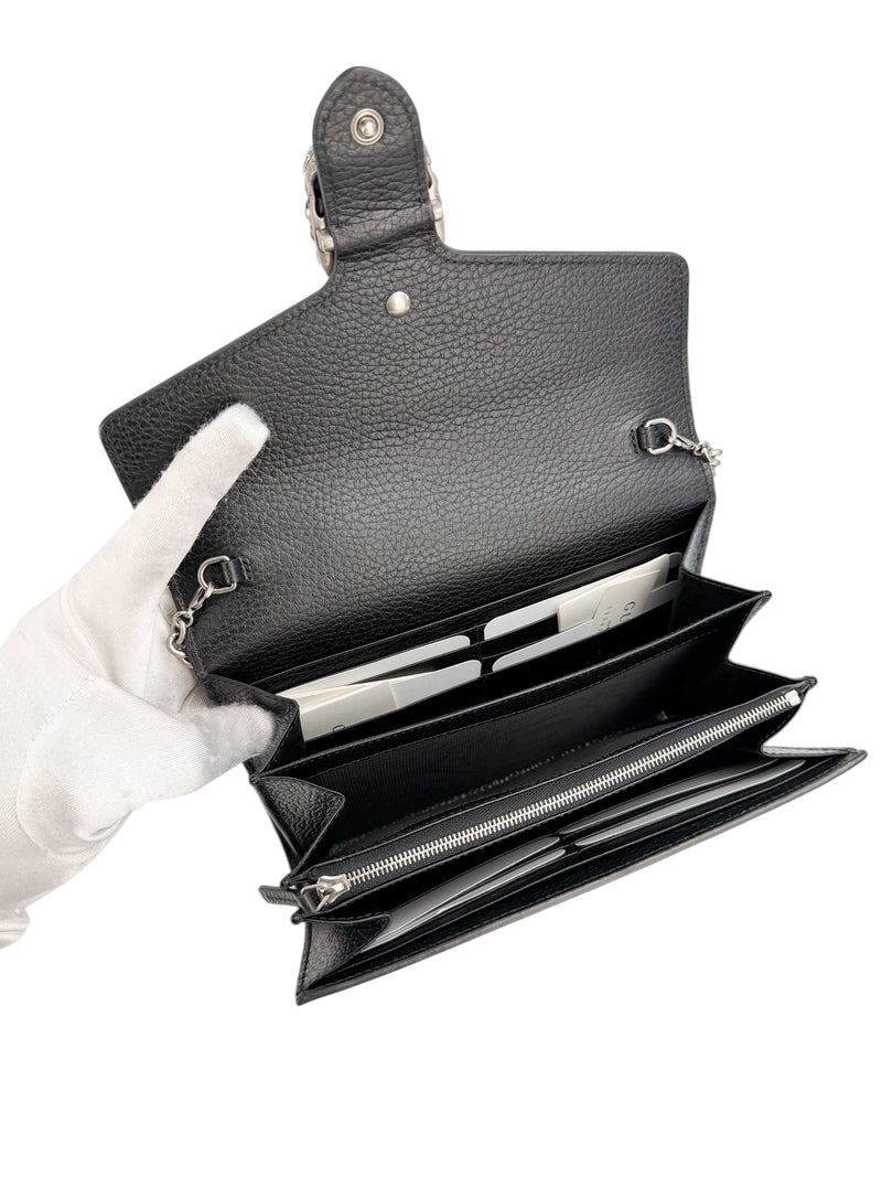 Gucci Black Dionysus Wallet on Chain