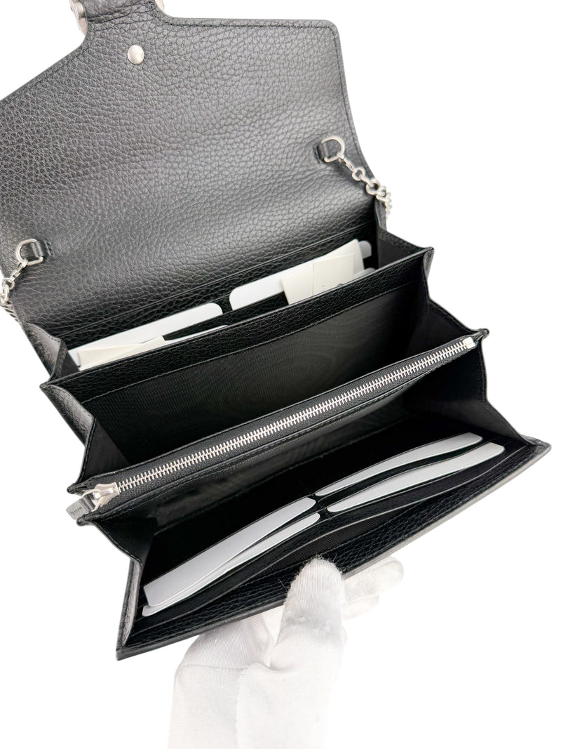 Gucci Black Dionysus Wallet on Chain