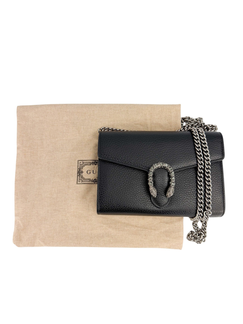Gucci Black Dionysus Wallet on Chain