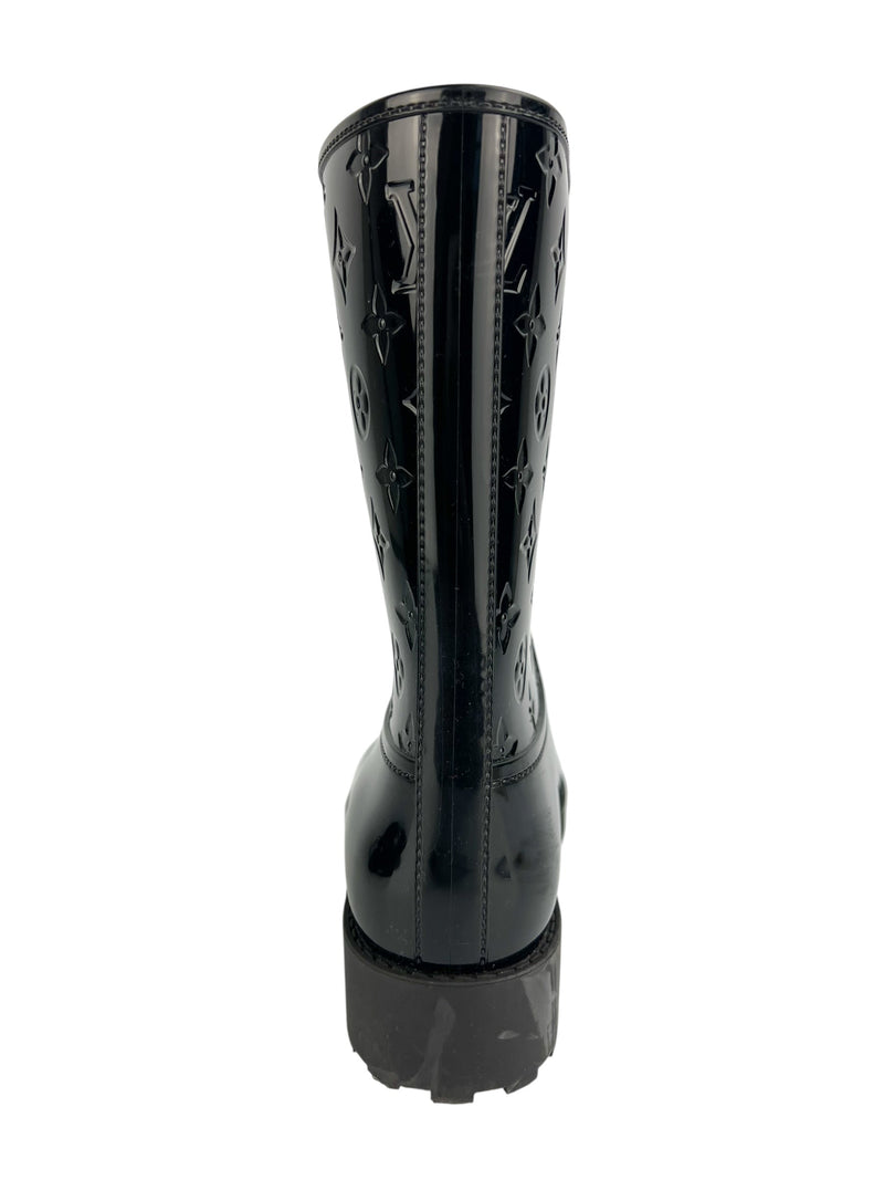 Louis Vuitton Black Rain Boots Size 39