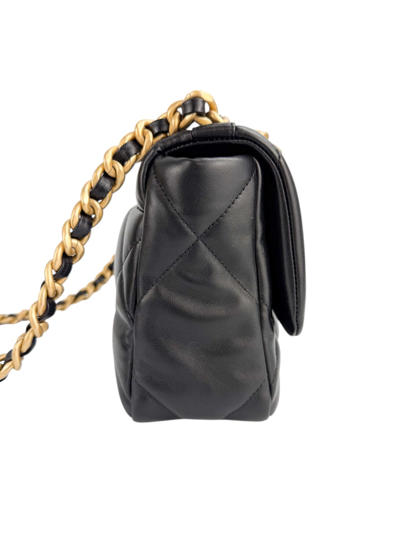 Chanel 19 Black Lambskin Small (Full Set)