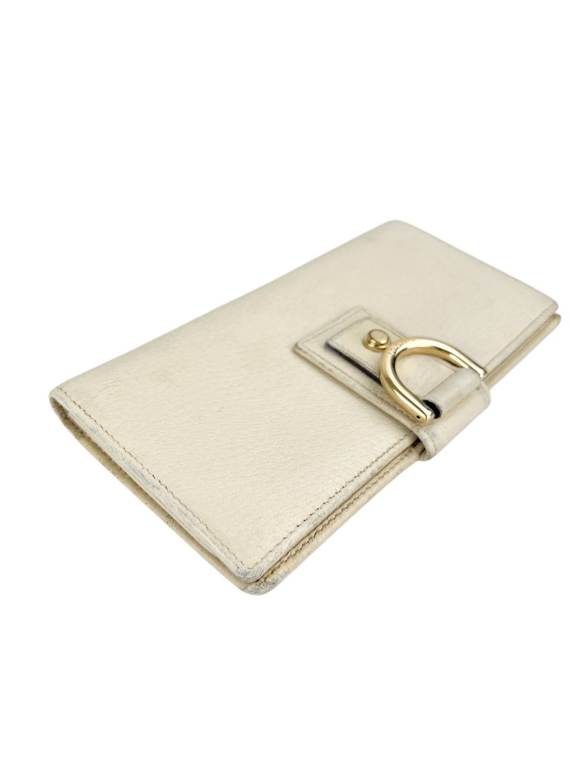 Gucci Abbey White Leather Wallet