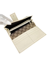Gucci Abbey White Leather Wallet