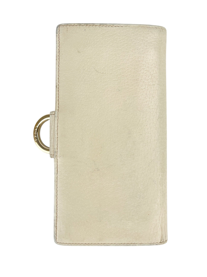 Gucci Abbey White Leather Wallet