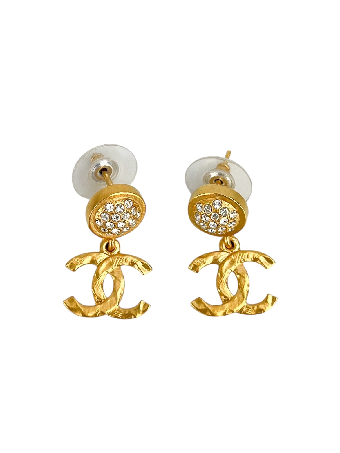 Chanel Crystal & Dangling CC Earrings (FULL SET)