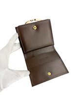 Burberry Housecheck Kiss Lock Wallet