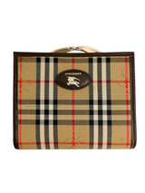 Burberry Housecheck Kiss Lock Wallet
