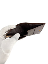 Burberry Housecheck Kiss Lock Wallet