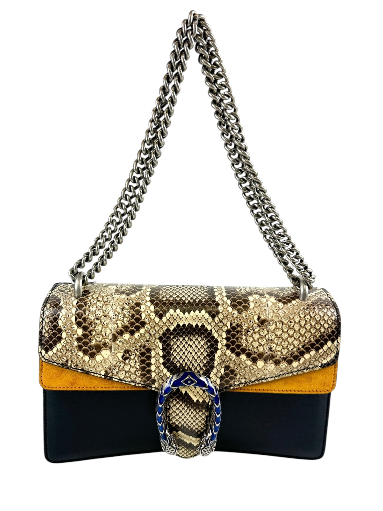 Gucci Snakeskin Black Dionysus Shoulder Bag