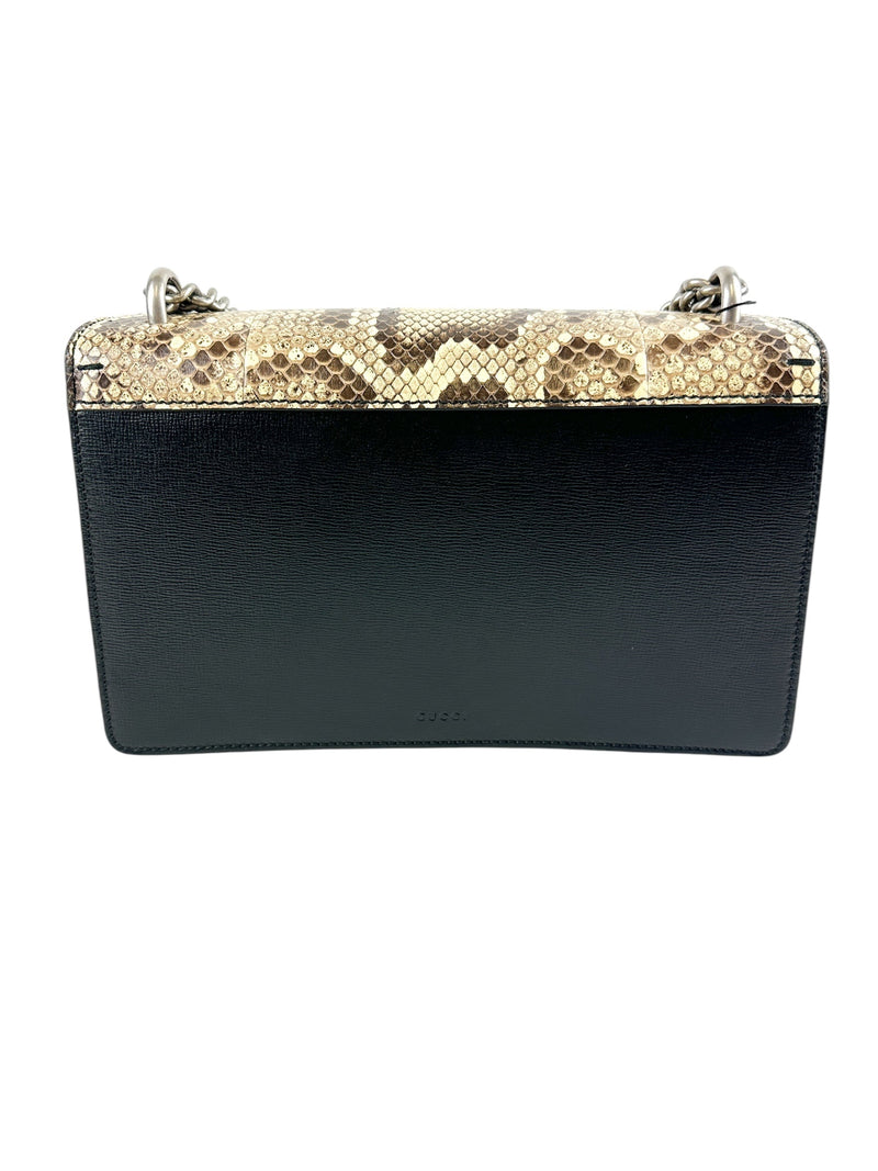 Gucci Snakeskin Black Dionysus Shoulder Bag