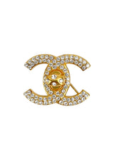 Chanel Crystal Encrusted CC Turn-lock Brooch (FULL SET)