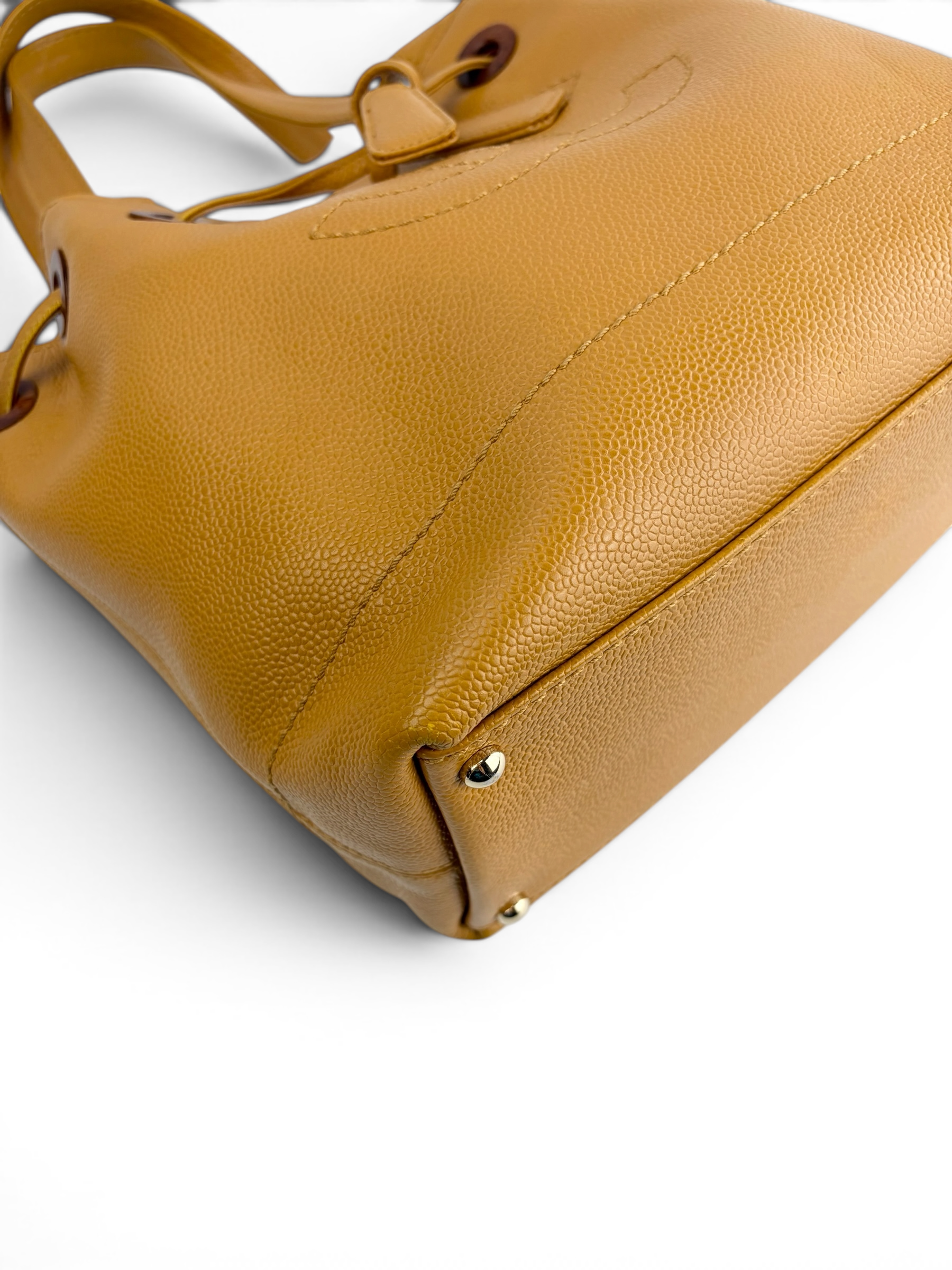 chanel-vintage-golden-yellow-caviar-drawstring-tote-8