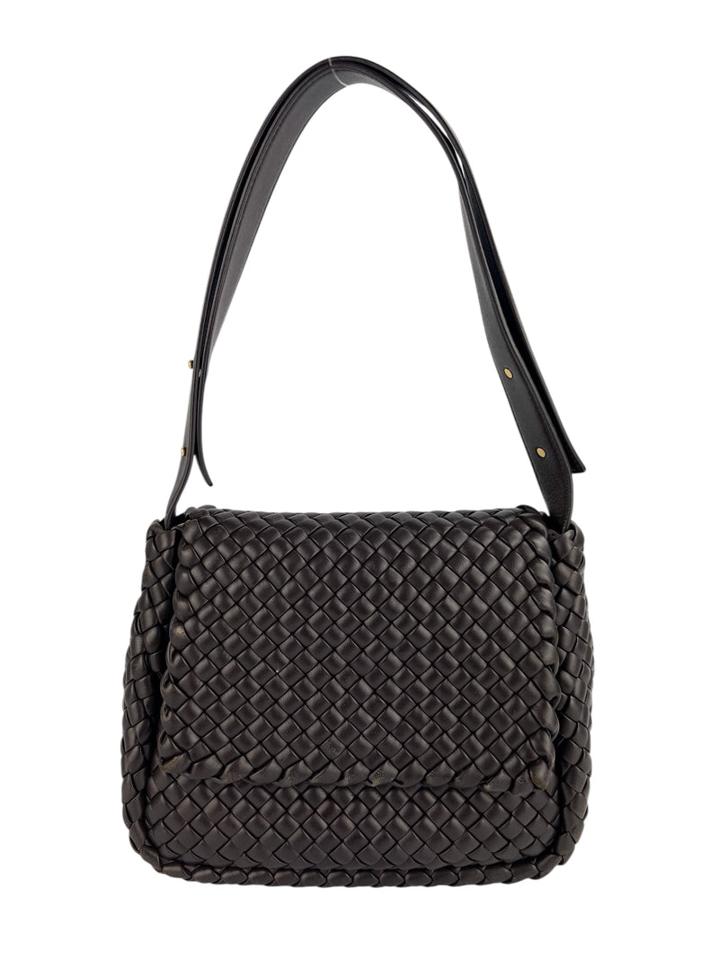Bottega Veneta Brown Cobble Shoulder Bag