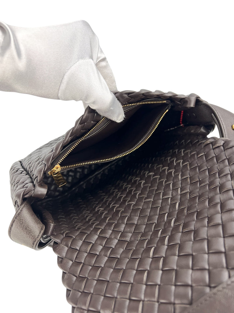 Bottega Veneta Brown Cobble Shoulder Bag
