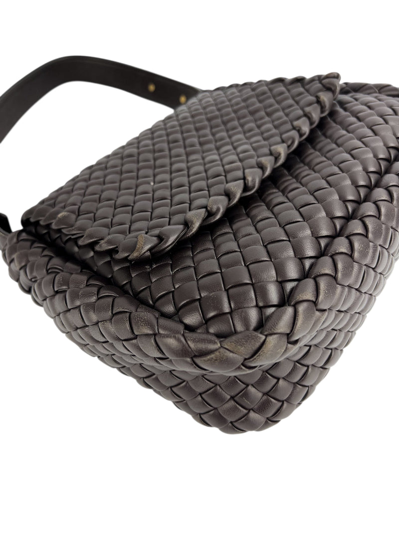 Bottega Veneta Brown Cobble Shoulder Bag