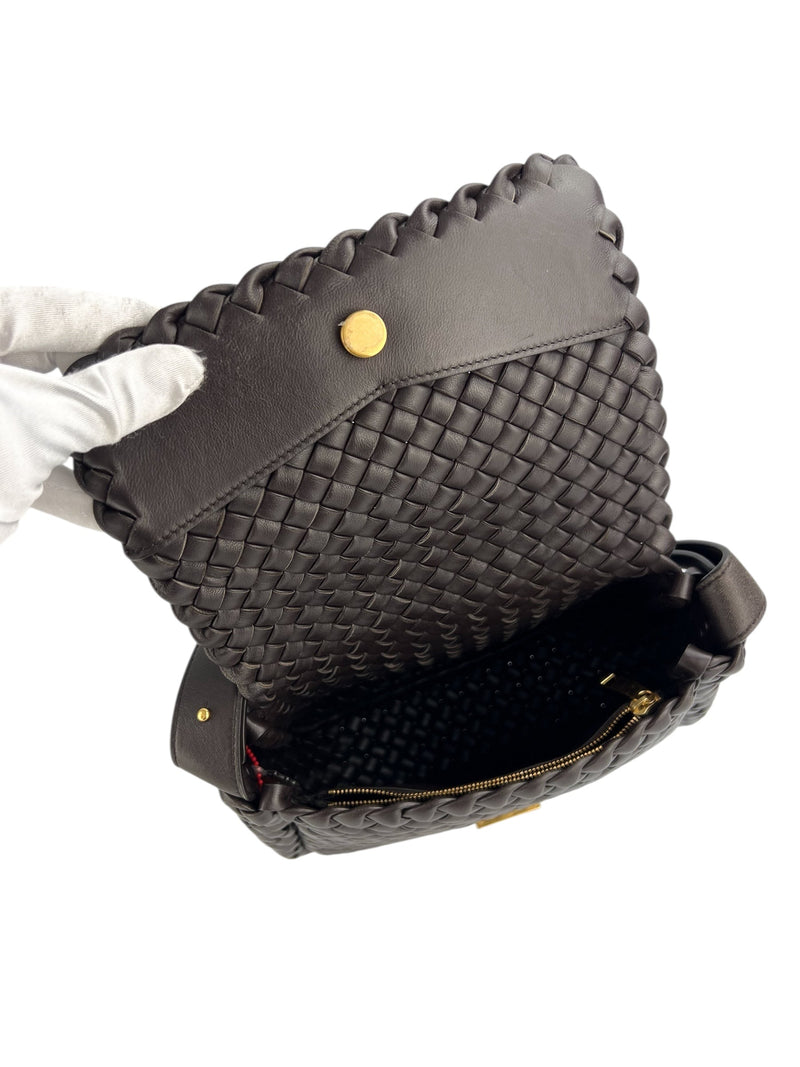 Bottega Veneta Brown Cobble Shoulder Bag