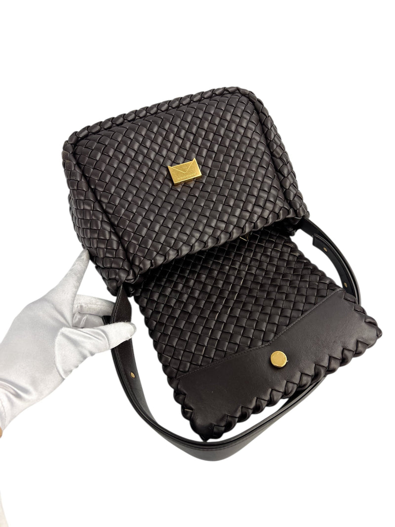Bottega Veneta Brown Cobble Shoulder Bag