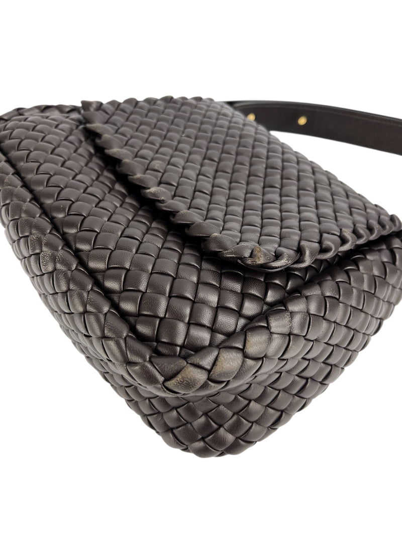 Bottega Veneta Brown Cobble Shoulder Bag