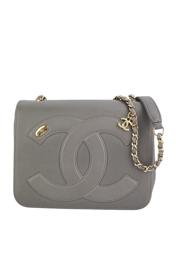Chanel Slate Gray CC Mania Flap Bag