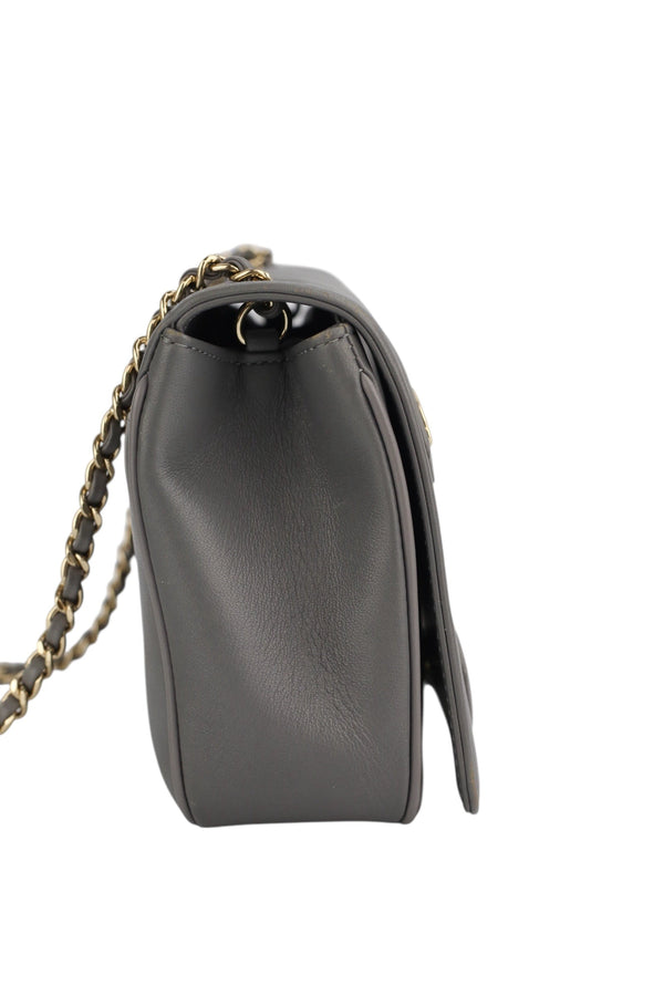 Chanel Slate Gray CC Mania Flap Bag