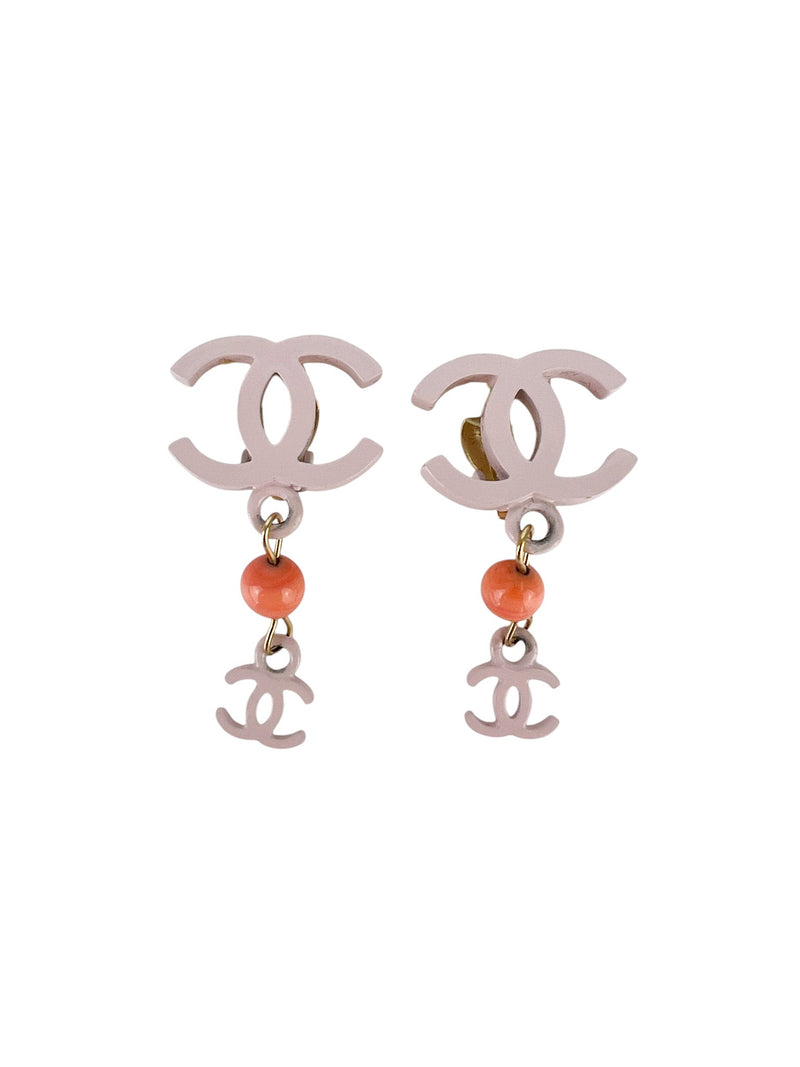 Chanel CC Drop Clip-On Earrings