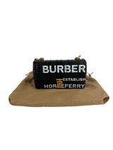 Burberry Black Patent Quilted Lola Horseferry W/ Duster