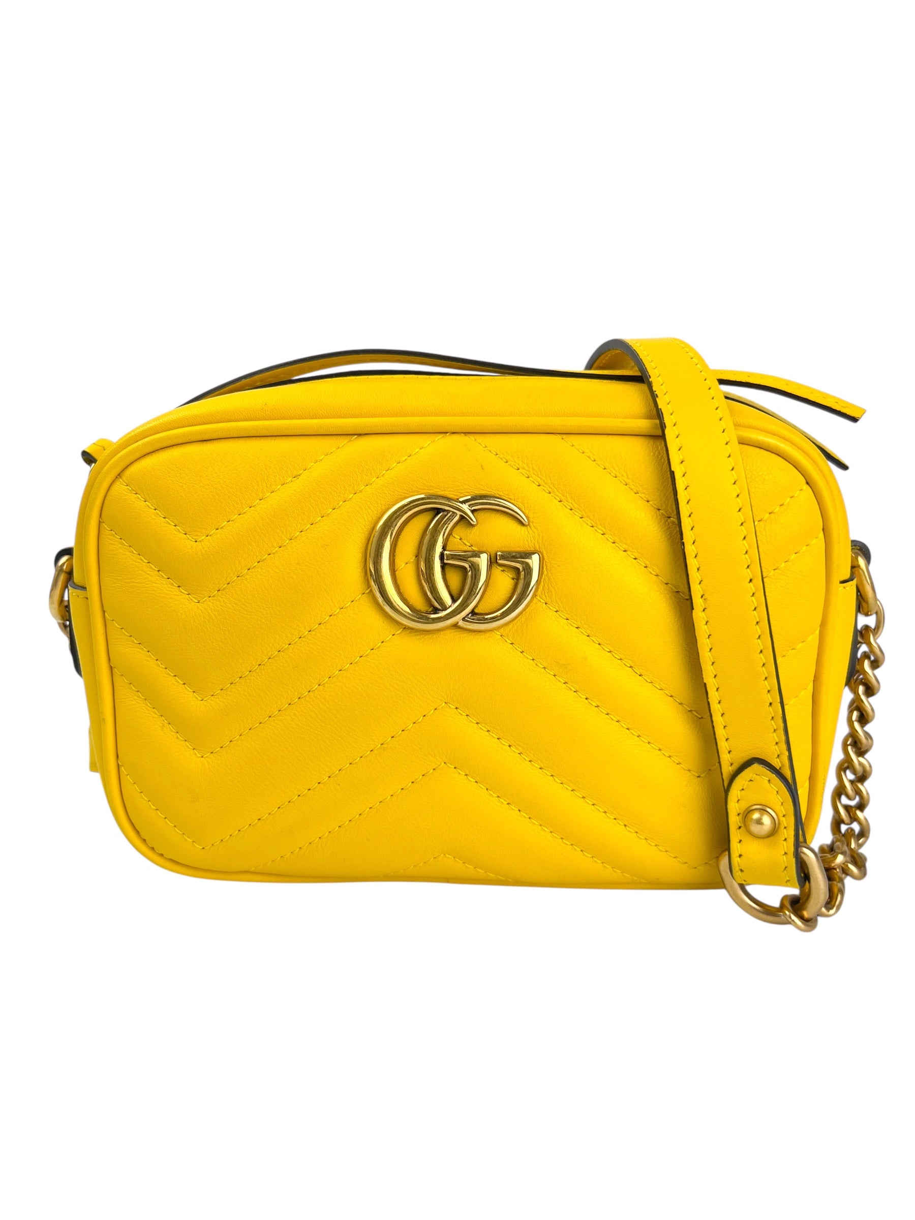 gucci-yellow-leather-mini-marmont-camera-bag--0