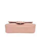 Gucci Pink Leather Marmont Chain Belt Bag