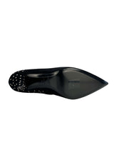 Saint Laurent Black Suede Studded Boots Size 39