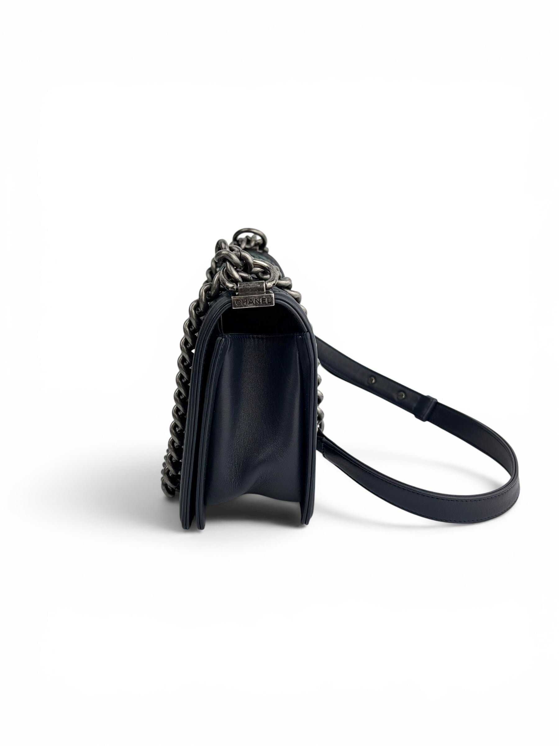chanel-navy---green-calfskin-woven-old-medium-boy-bag-3