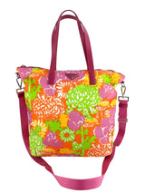Prada Tessuto Floral Print Nylon Convertible Tote