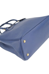 Prada Navy Blue Saffiano Leather Tote