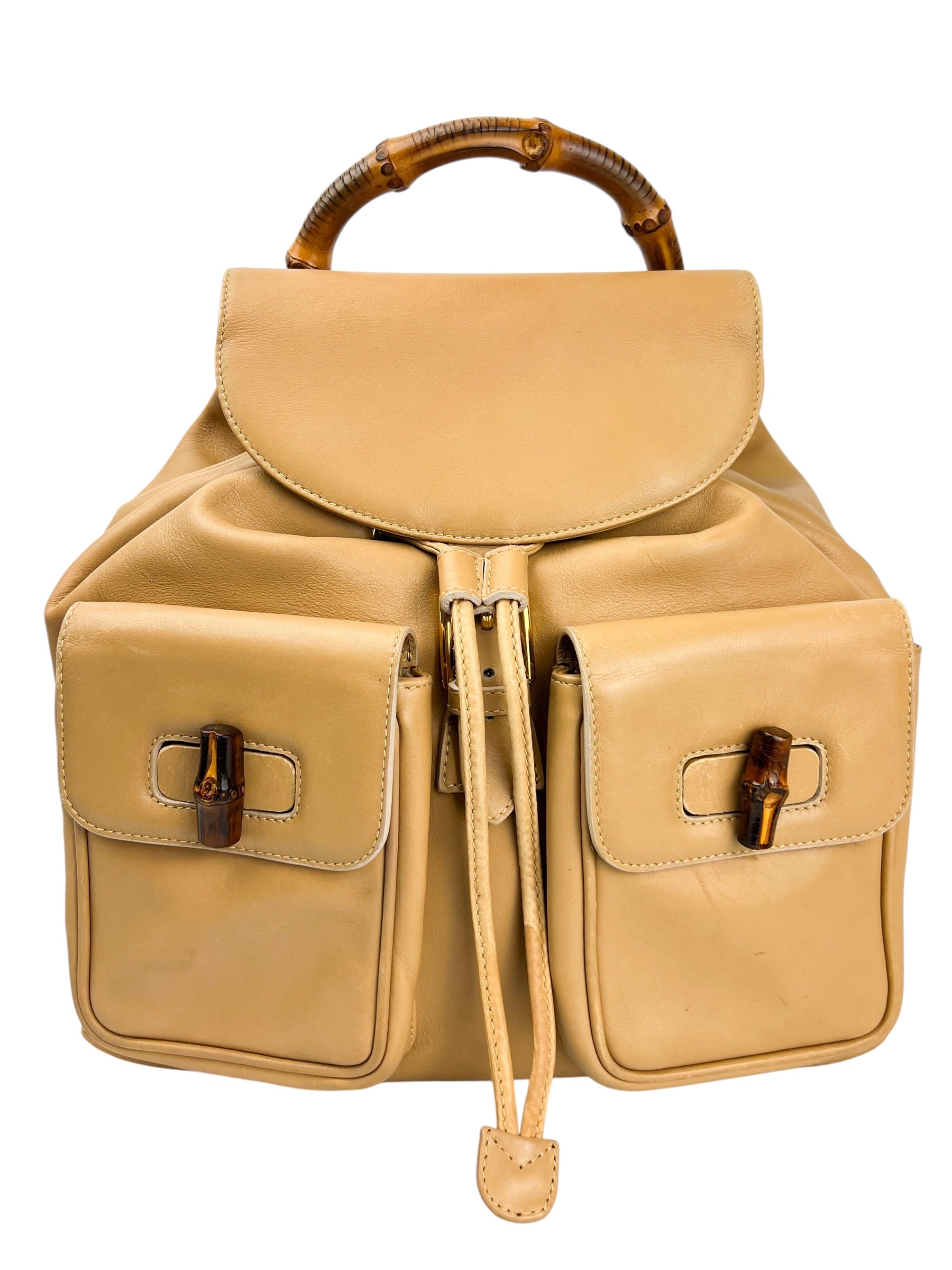 gucci-camel-leather-vintage-bamboo-backpack-0