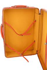 Goyard Goyardine Orange Rolling Trolley PM